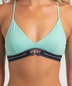 Promo 🔥 Tommy Hilfiger Miami Triangle 👙 Bikini Top Miami Aqua 💯 -Hot Sale Citybeach Store 20317711 01 RT XL
