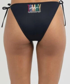 Outlet 😉 Tommy Hilfiger Tommy Miami Logo Tie Side Cheeky 👙 Bikini Bottom Desert Sky 💯 -Hot Sale Citybeach Store 20317718 01 LT XL