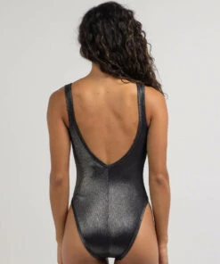 New 🎉 Calvin Klein Core Festive One Piece 🩱 Swimsuit Pvh Black 🔥 -Hot Sale Citybeach Store 20317740 01 LT XL