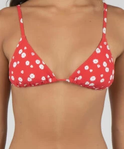 Best Pirce 🎉 Kaiami Flores 👙 Bikini Top Red/white ❤️