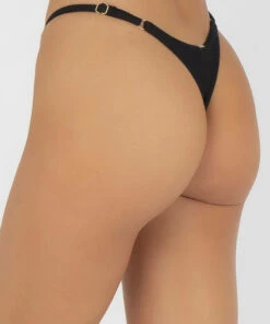 Flash Sale 💯 Kaiami Sitges G-String 👙 Bikini Bottom Black ⌛ -Hot Sale Citybeach Store 20317973 01 RT XL