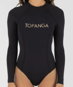 Brand new 🎉 Topanga Signature Long Sleeve Surfsuit Black ⭐