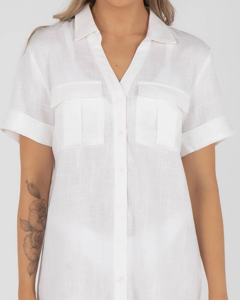 Best Sale 😀 Kaiami Emilia Beach Cover White 💯 4 Best Sale 😀 Kaiami Emilia Beach Cover White 💯 - Image 4