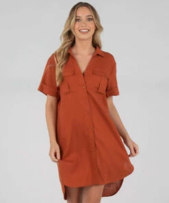 Budget ⌛ Kaiami Emilia Beach Cover Rust 🎁