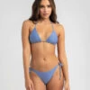 Outlet 🤩 Rhythm Havana Sliding Triangle 👙 Bikini Top Whisper Blue ⌛