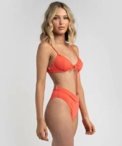Top 10 😉 Rhythm Xanadu High Cut 👙 Bikini Bottom Hot Coral 🎁 -Hot Sale Citybeach Store 20318648 01 LT XL