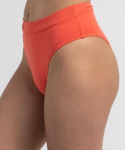 Top 10 😉 Rhythm Xanadu High Cut 👙 Bikini Bottom Hot Coral 🎁 -Hot Sale Citybeach Store 20318648 01 RT XL