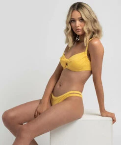 Best Sale 🎉 Rhythm Split Side Itsy 👙 Bikini Bottom Honeycomb 😀 -Hot Sale Citybeach Store 20318652 01 TP XL