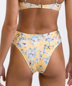 Coupon 🤩 Rhythm Oia Bloom High Cut 👙 Bikini Bottom Butter ✔️ -Hot Sale Citybeach Store 20318791 01 RT XL