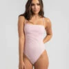 Hot Sale 😍 Billabong Tanlines Harper One Piece 🩱 Swimsuit Powder Pink 🌟