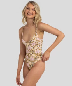 Wholesale 😉 Billabong Sweet Dreams Ava One Piece 🩱 Swimsuit Cocoa 🌟 -Hot Sale Citybeach Store 20318928 01 LT XL