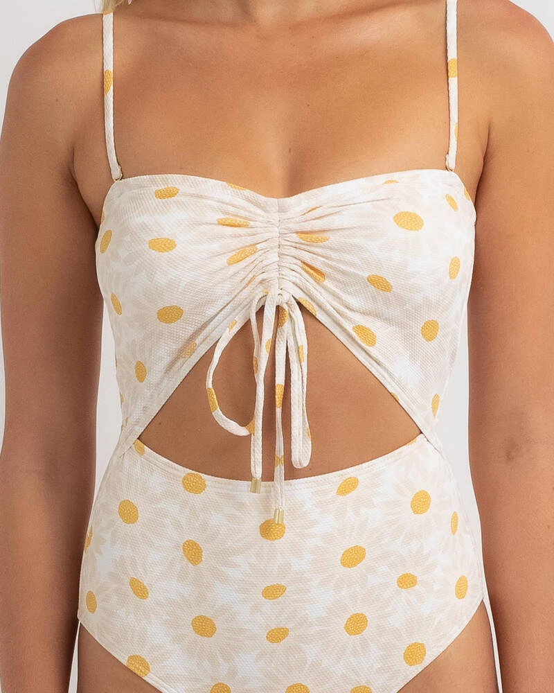 Flash Sale 🔔 Billabong Daisy Chain ☀️ Summer Bandeau One Piece White 😀 5 Flash Sale 🔔 Billabong Daisy Chain ☀️ Summer Bandeau One Piece White 😀 - Image 5