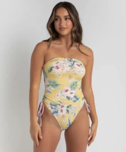 Cheapest 🔥 Billabong Tropicool Naomi One Piece 🩱 Swimsuit Yellow 💯 -Hot Sale Citybeach Store 20318934 01 TP XL