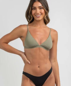 New ๐ Billabong Sol Searcher ๐ Bikini Top Cadet ๐