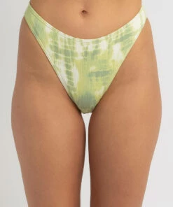 Hot Sale 🥰 Billabong To Dye For Havana 👙 Bikini Bottom Lime 😉 -Hot Sale Citybeach Store 20319099 01 RT XL