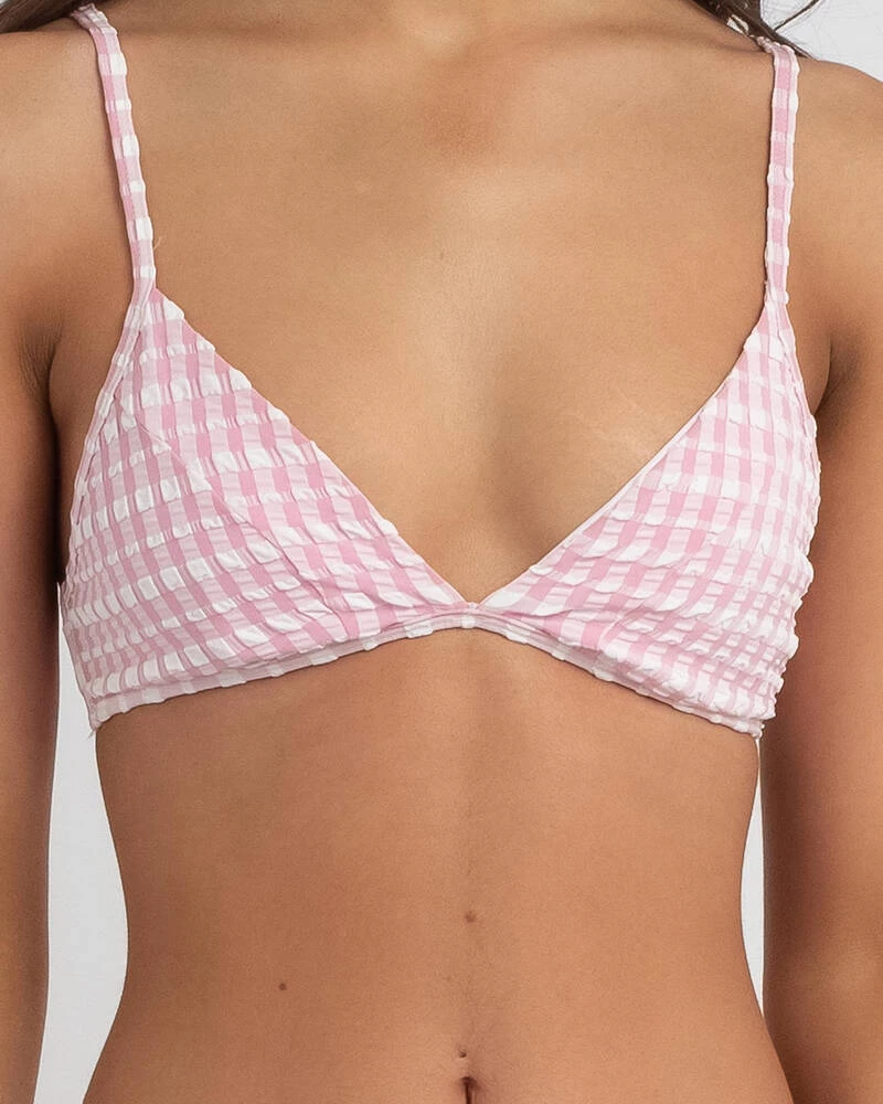 Coupon 😀 Billabong Wave Check Trilette 👙 Bikini Top Bubble Gum 👏 4 Coupon 😀 Billabong Wave Check Trilette 👙 Bikini Top Bubble Gum 👏 - Image 4