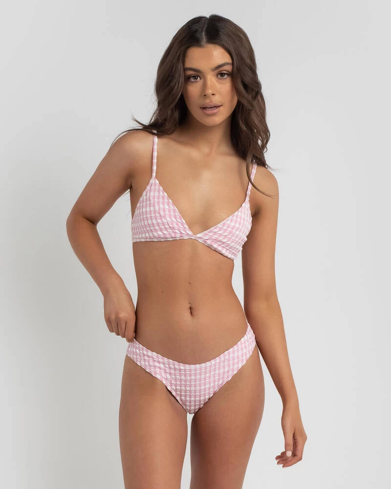 Coupon 😀 Billabong Wave Check Trilette 👙 Bikini Top Bubble Gum 👏 5 Coupon 😀 Billabong Wave Check Trilette 👙 Bikini Top Bubble Gum 👏 - Image 5