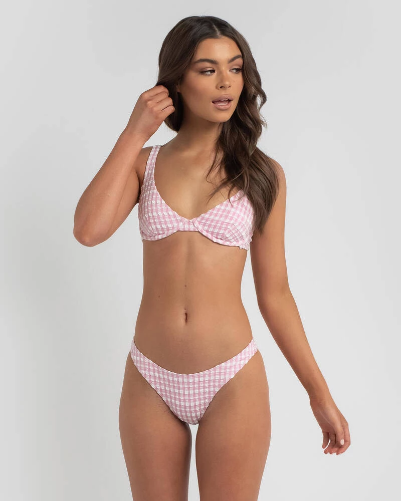 Hot Sale ✨ Billabong Wave Check Bra 👙 Bikini Top Bubble Gum ❤️ 3 Hot Sale ✨ Billabong Wave Check Bra 👙 Bikini Top Bubble Gum ❤️ - Image 3