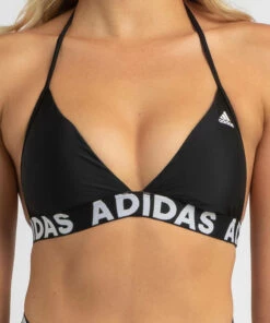 Flash Sale 🔔 Adidas Neckholder Triangle 👙 Bikini Set Black ✨
