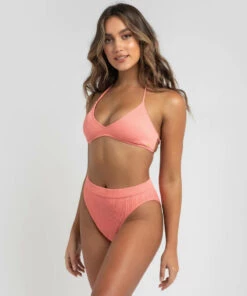 Promo 🛒 Roxy Mind of Freedom Triangle 👙 Bikini Top Shell Pink 🎁 -Hot Sale Citybeach Store 20319471 01 TP XL