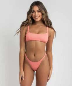 Best reviews of ๐ Roxy Mind of Freedom Bralette ๐ Bikini Top Shell Pink ๐ฅฐ