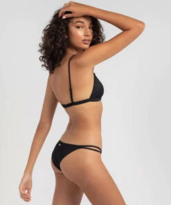 Budget 🛒 Roxy Mind Of Freedom Cheeky 👙 Bikini Bottom Anthracite ⭐