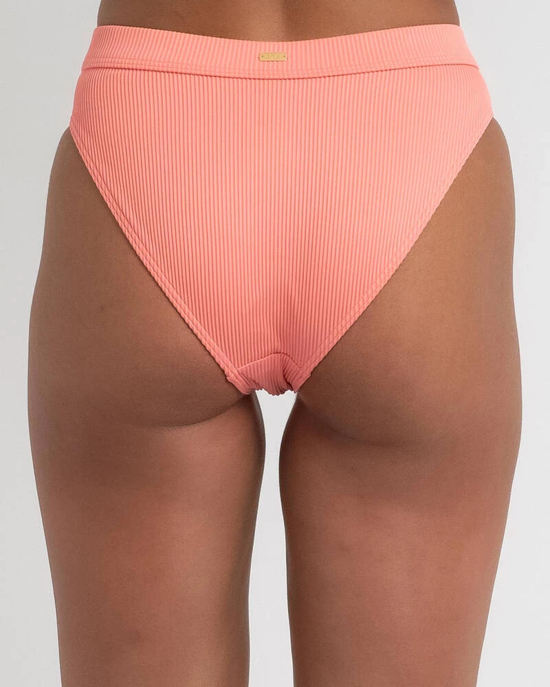 Discount 🔥 Roxy Mind Of Freedom High Waist 👙 Bikini Bottom Shell Pink 😍 2 Discount 🔥 Roxy Mind Of Freedom High Waist 👙 Bikini Bottom Shell Pink 😍 - Image 2