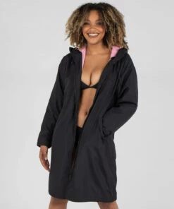 Cheapest ๐ Topanga Essential Overswim Jacket Black/pink ๐ฅฐ