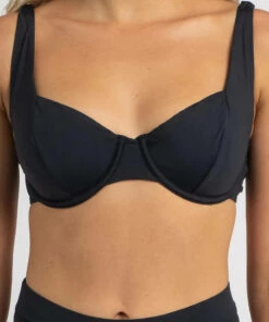 Budget 🎁 Roxy SD Beach Classics Bra 👙 Bikini Top True Black 🎁