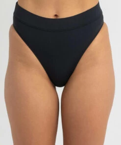 Deals 🛒 Roxy SD Beach Classics High Waist 👙 Bikini Bottom Anthracite 🤩