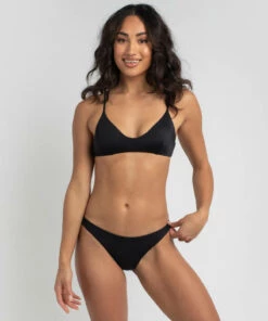 Outlet ๐ RVCA Solid ๐ Bikini Bottom Black โญ