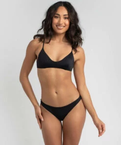 Outlet 👏 RVCA Solid 👙 Bikini Bottom Black ⭐ -Hot Sale Citybeach Store 20319714 01 LT XL