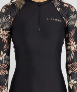 Coupon 🧨 Billabong Safari Nights Long Sleeve Rash Vest Black/multi 😉 -Hot Sale Citybeach Store 20320595 01 RT XL