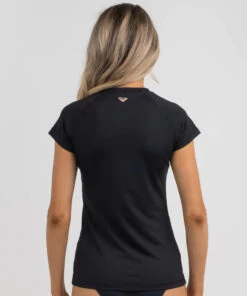 Best Pirce 😍 Roxy Soul Cap Sleeve Rash Vest Anthracite 🎉 -Hot Sale Citybeach Store 20320728 03 LT XL