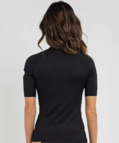 Best Pirce 👍 Roxy Sunset Haze Short Sleeve Rash Vest Anthracite 🥰 -Hot Sale Citybeach Store 20320729 03 LT XL