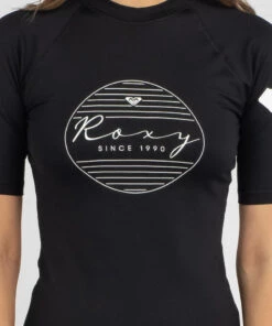 Best Pirce 👍 Roxy Sunset Haze Short Sleeve Rash Vest Anthracite 🥰 -Hot Sale Citybeach Store 20320729 03 RT XL