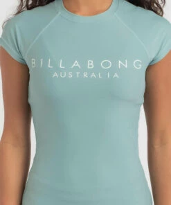 Outlet 👍 Billabong Serenity Cap Sleeve Rash Vest Blue Haze 👏 7 Outlet 👍 Billabong Serenity Cap Sleeve Rash Vest Blue Haze 👏 -Hot Sale Citybeach Store 20320906 02 RT XL