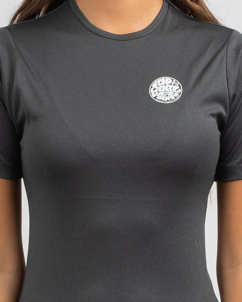 Deals ✔️ Rip Curl Whitewash Short Sleeve Rash Vest Black ⭐ 4 Deals ✔️ Rip Curl Whitewash Short Sleeve Rash Vest Black ⭐ - Image 4