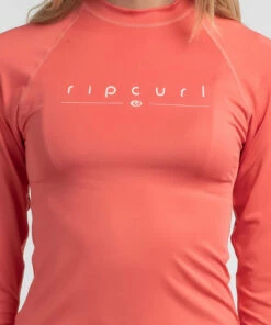Best Sale 💯 Rip Curl Golden Rays Long Sleeve Rash Vest Coral 🛒 -Hot Sale Citybeach Store 20321086 05 RT XL