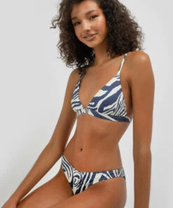 Wholesale 🔔 Quiksilver Classic Bralette 👙 Bikini Top Dark Denim Zebradelia 🎉