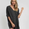Best deal 🔔 Billabong New Dawn Beach Cover Washed Black 🎉