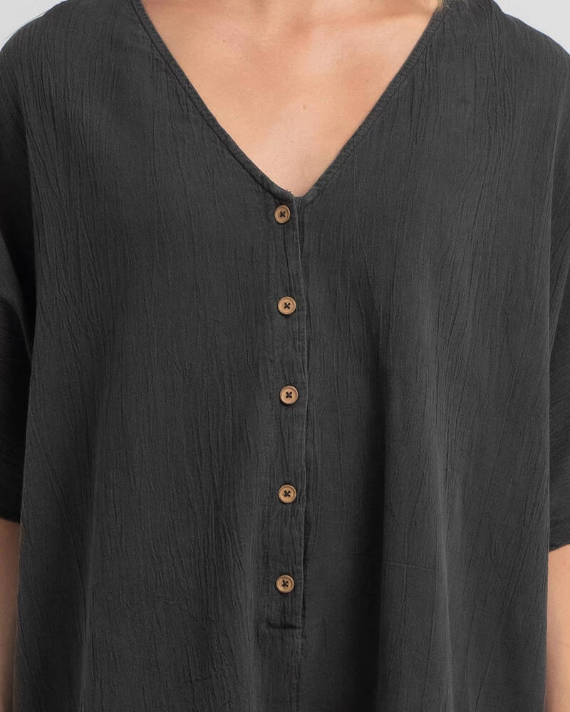 Best deal ๐ Billabong New Dawn Beach Cover Washed Black ๐ 4 Best deal ๐ Billabong New Dawn Beach Cover Washed Black ๐ - Image 4