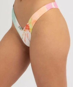Deals 🥰 Rip Curl Twin Fin Cheeky 👙 Bikini Bottom Pink 🔔 -Hot Sale Citybeach Store 20322587 02 RT XL