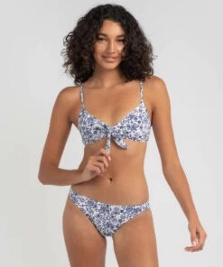 Discount 👍 Roxy Sunset Boogie Fixed Triangle 👙 Bikini Top Bright White Paisley Party 🥰 -Hot Sale Citybeach Store 20322588 01 LT XL