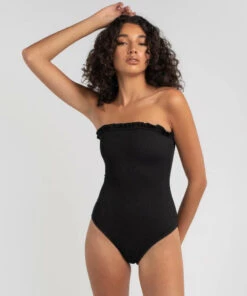 Hot Sale 🤩 Billabong 🌞 Summer High Bandeau One Piece 🩱 Swimsuit Black Sands 🤩 -Hot Sale Citybeach Store 20322613 02 LT XL