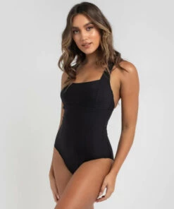 Flash Sale ❤️ Rip Curl Premium Surf DD Cup One Piece 🩱 Swimsuit Black 😉 -Hot Sale Citybeach Store 20322615 02 LT XL