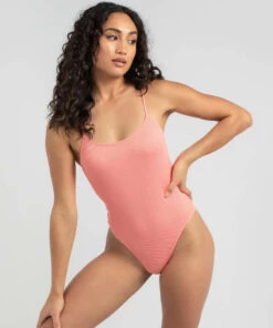 Coupon ⭐ Roxy Mind of Freedom One Piece 🩱 Swimsuit Shell Pink 👍 -Hot Sale Citybeach Store 20322617 02 LT XL