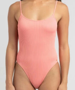 Coupon ⭐ Roxy Mind of Freedom One Piece 🩱 Swimsuit Shell Pink 👍 -Hot Sale Citybeach Store 20322617 02 RT XL