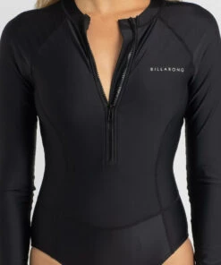 Outlet 👏 Billabong Serene Long Sleeve Surfsuit Black 👍 -Hot Sale Citybeach Store 20322689 01 RT XL