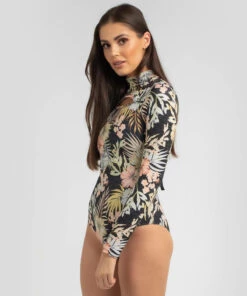 Discount 🎁 Rip Curl Paradise Calling Long Sleeve Surfsuit Black ⌛